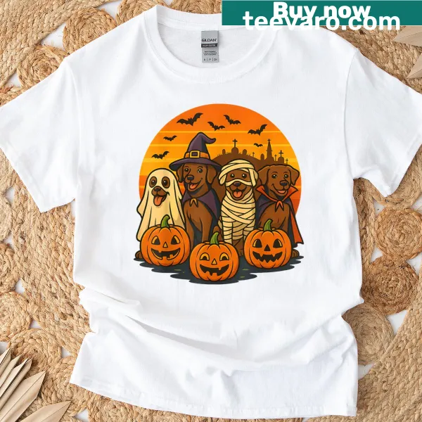 Ghostly brown Labrador design for dog lovers