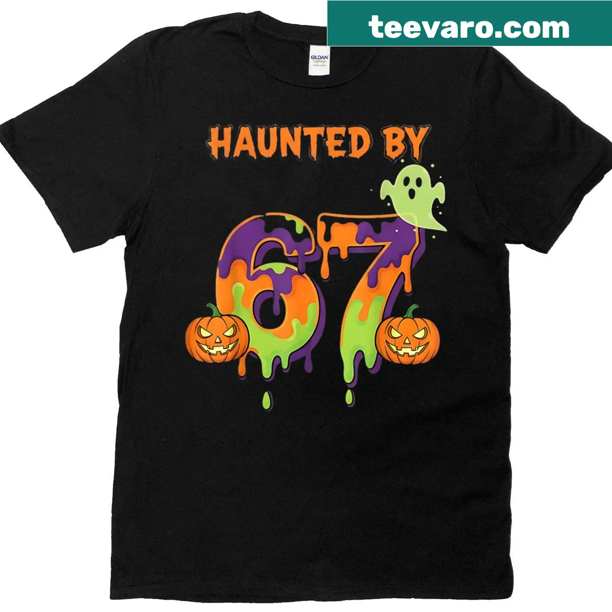 Humorous t-shirt with 'I Decided To Go Green' and ice cream graphic — on a men's t-shirt