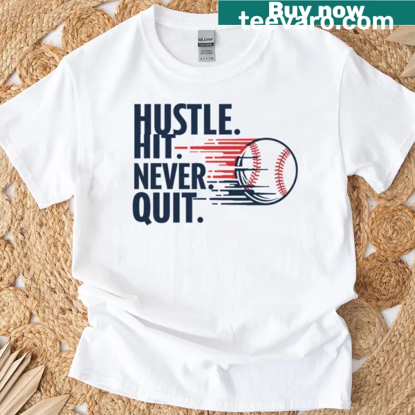 Baseball-themed t-shirt with motivational text