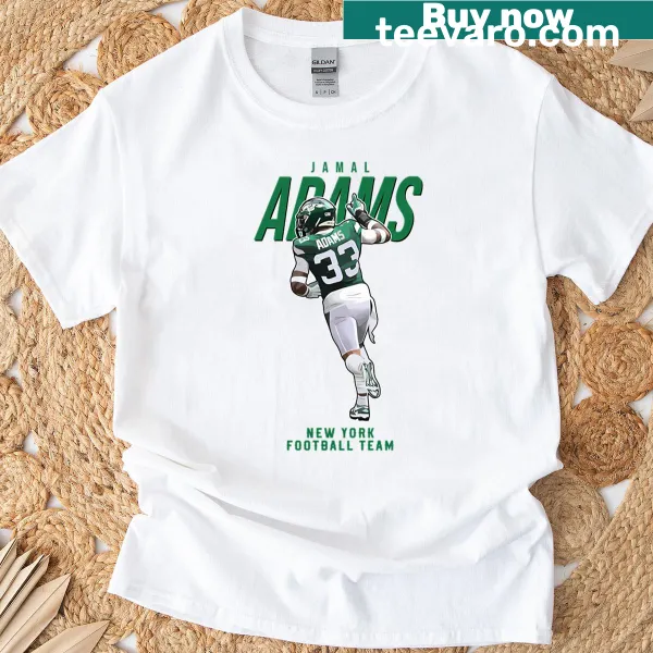 T-shirt featuring Jamal Adams and 'Run 33' for football fans