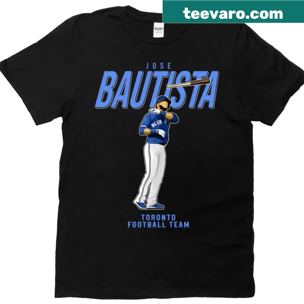 Toronto baseball shirt featuring Jose Bautista and number 19