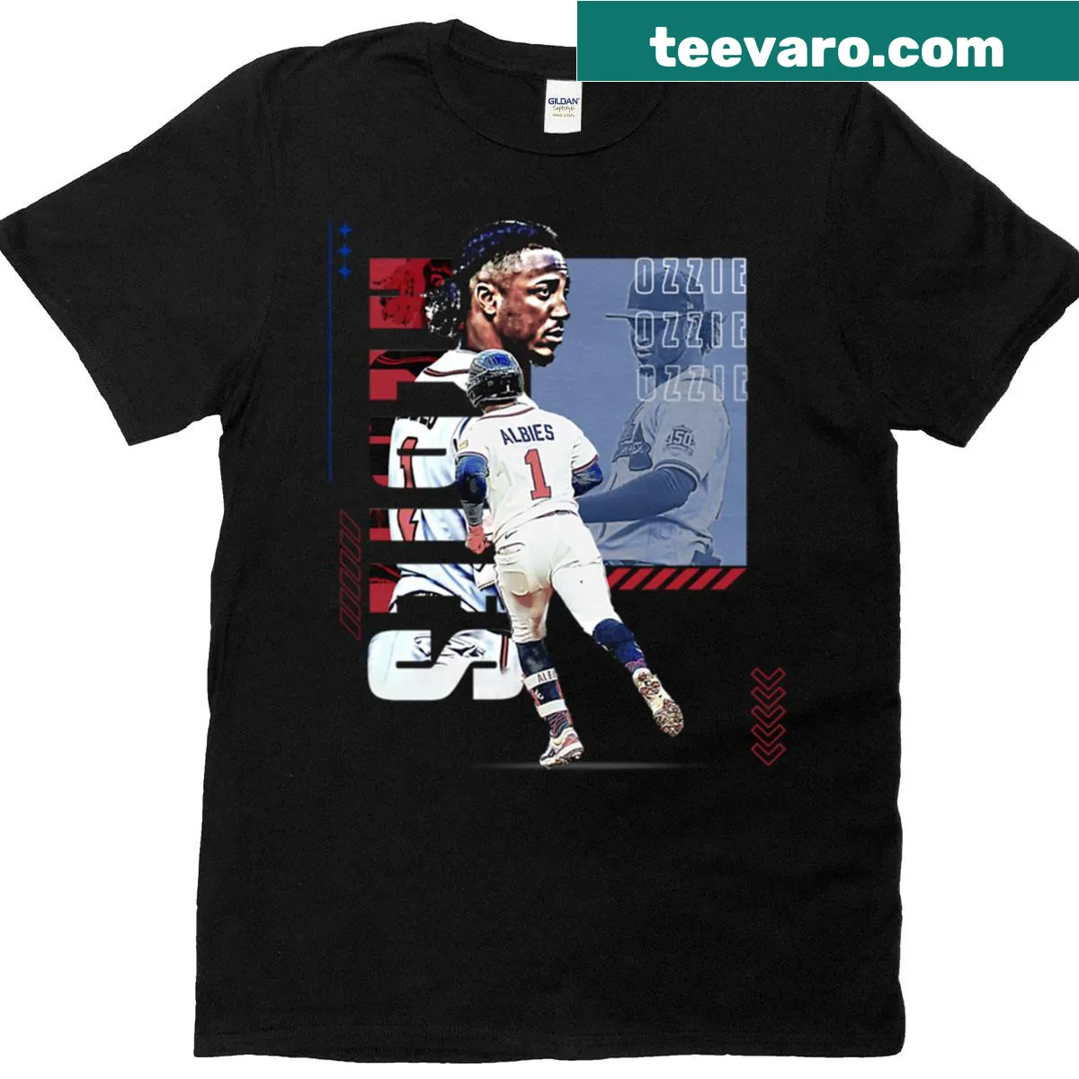 Illustration of a young baseball player in action — on a men's t-shirt