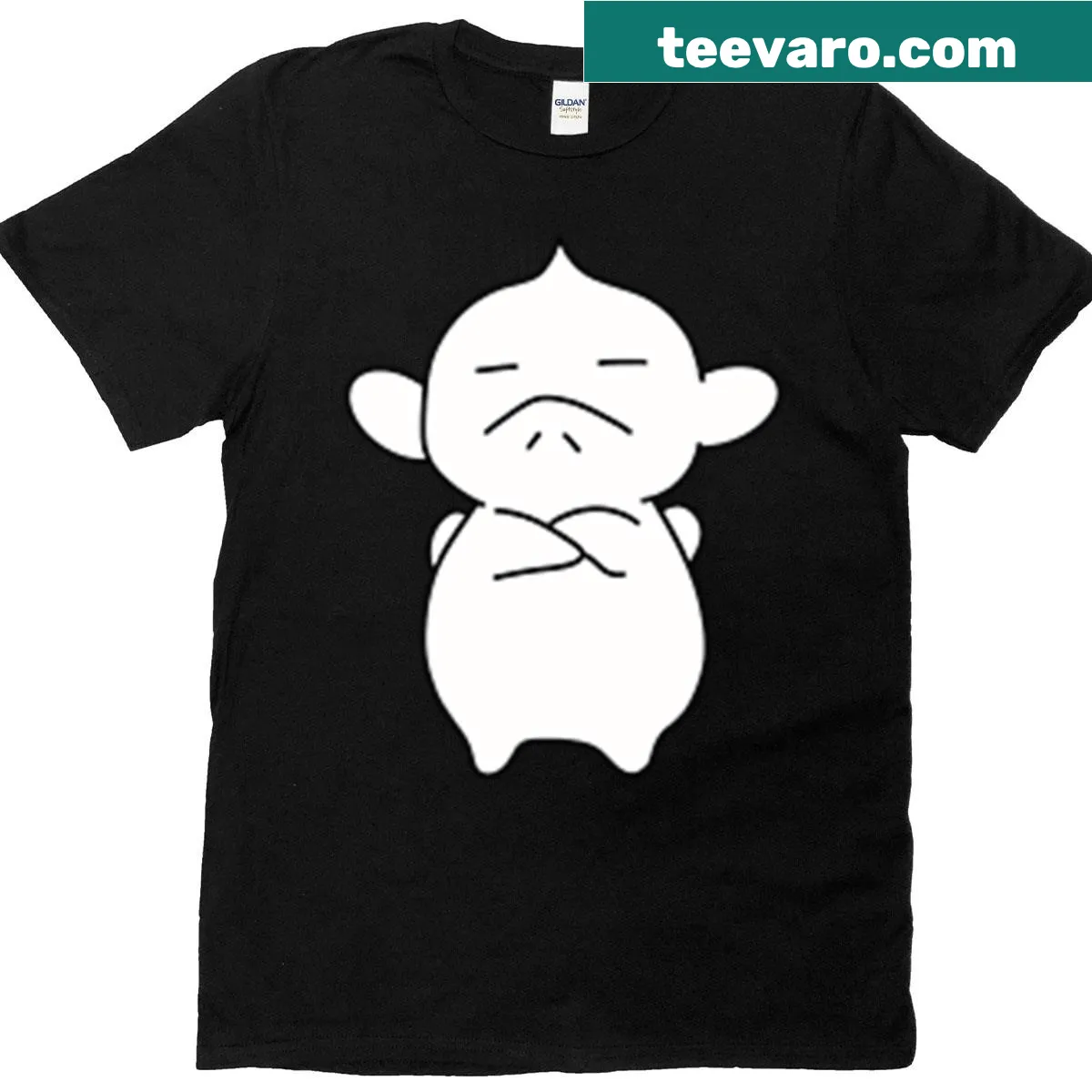 Graphic t-shirt featuring Puck from Berserk — on a men's t-shirt