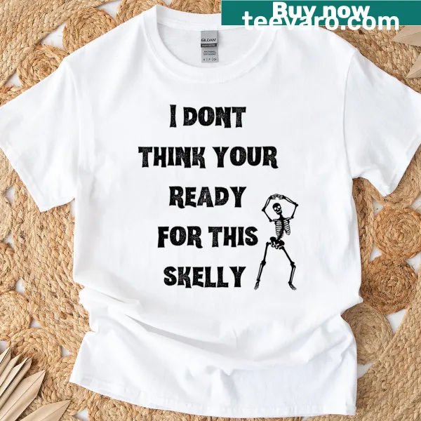 Playful skeleton design on a T-shirt