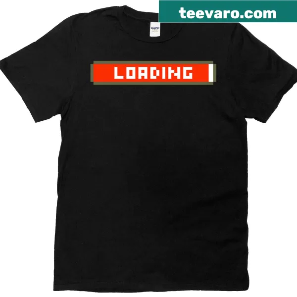 Retro loading progress bar graphic T-shirt