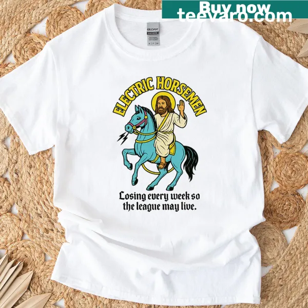Illustration of Sacrificial Horsemen on a T-shirt