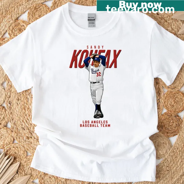 Vintage-style Sandy Koufax 32 t-shirt for baseball fans