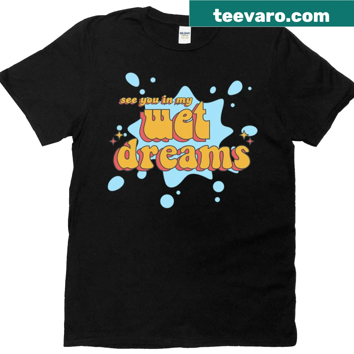 Sarcastic typography T-shirt with humorous phrase — on a men's t-shirt
