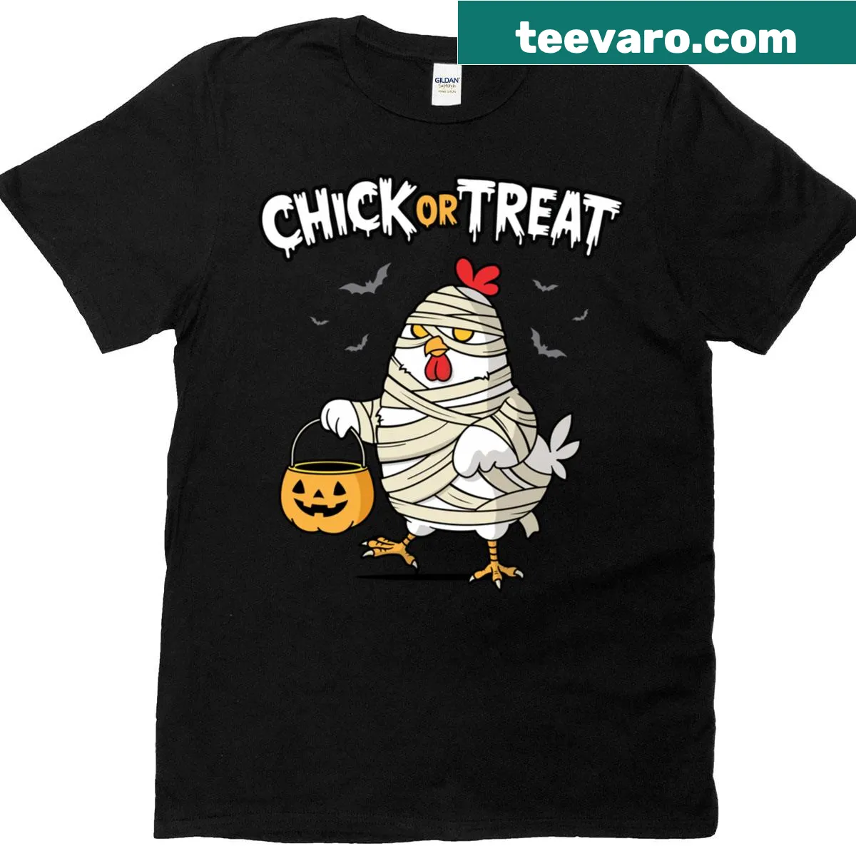 Whimsical T-shirt featuring spicy caffeinated ginger blend design — on a men's t-shirt