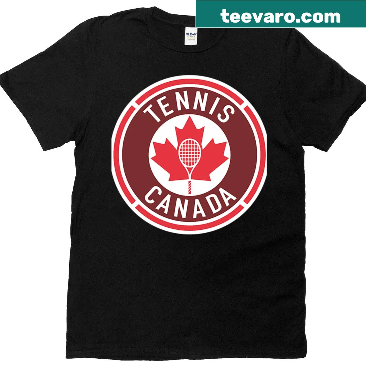 T-shirt featuring Tennis Canada sport logo — on a men's t-shirt
