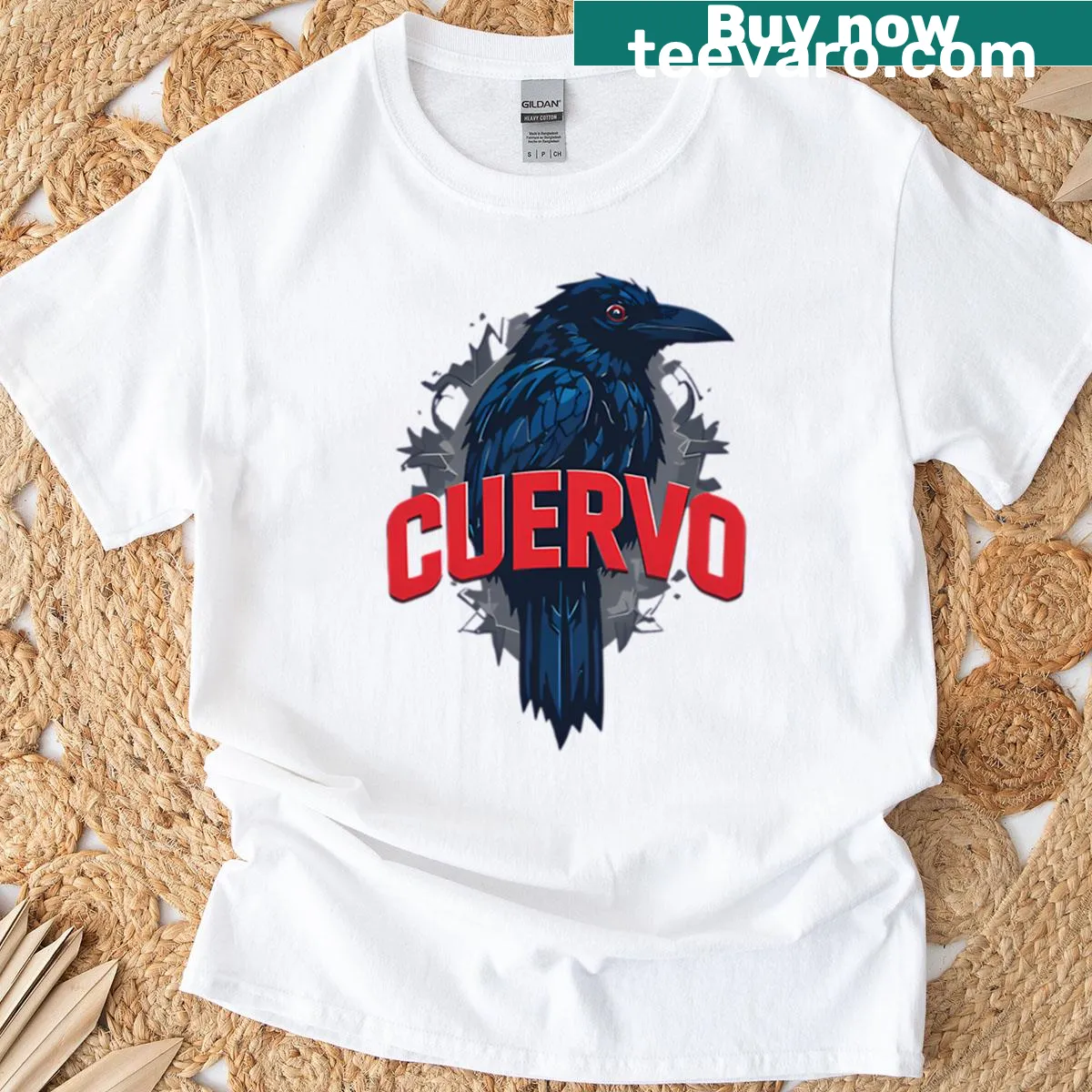 Team spirit T-shirt representing Cuervo Boedo club — on a men's t-shirt