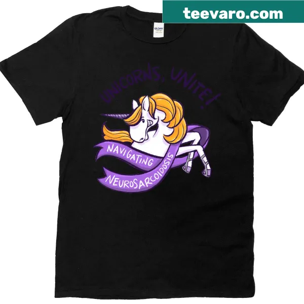 Unicorns Unite logo t-shirt with no background