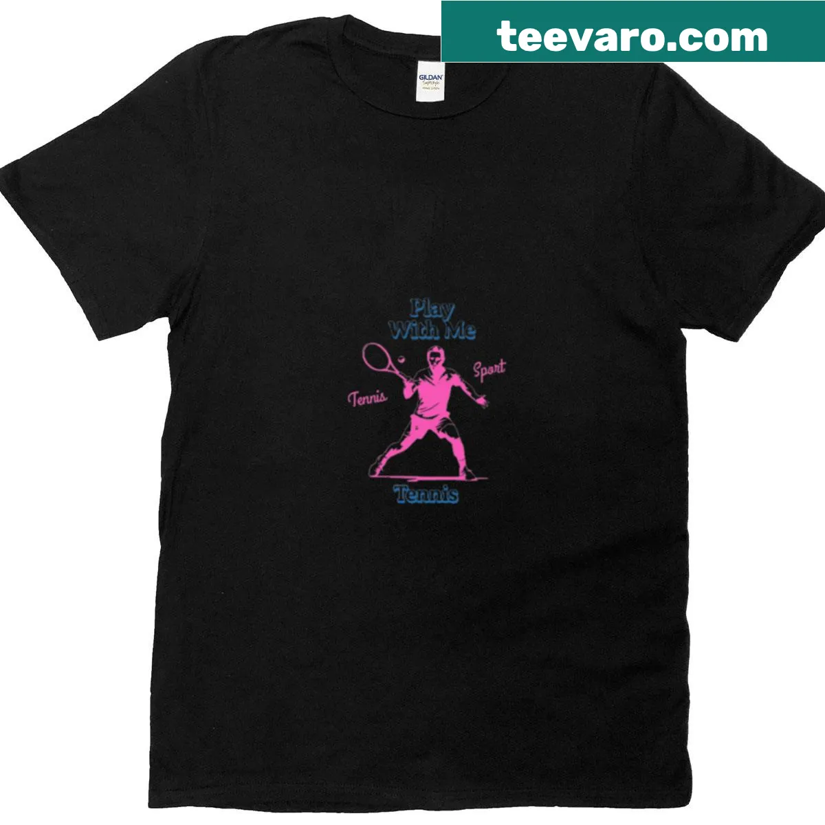Vintage Tennis Club T-shirt with retro logo design — on a men's t-shirt