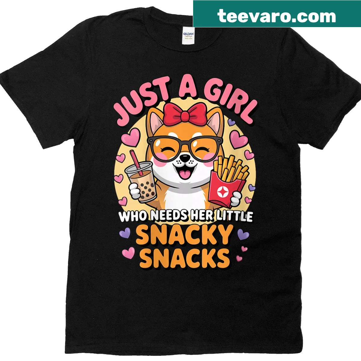 Vintage-style t-shirt with humorous text about snacks for women — on a men's t-shirt