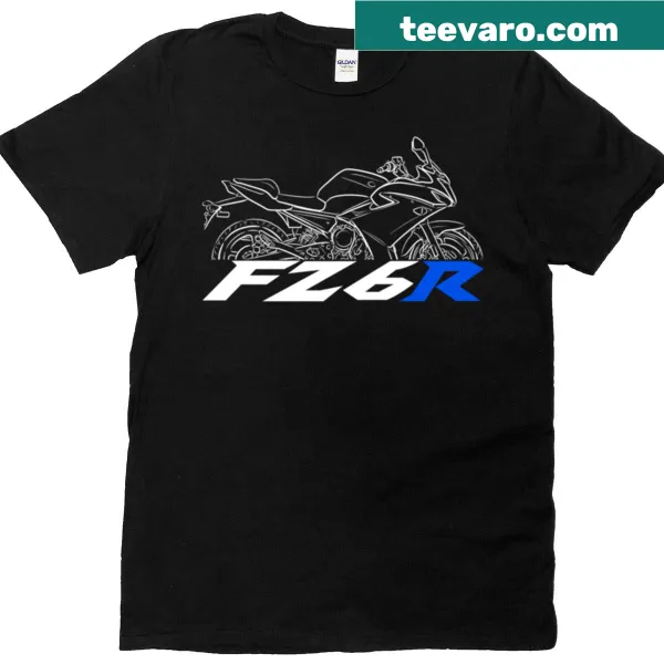 Yamaha FZ6-R motorcycle t-shirt for bikers