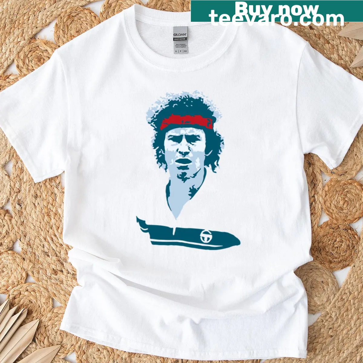 Tennis quote 'You cannot be serious!' in playful typography — on a men's t-shirt