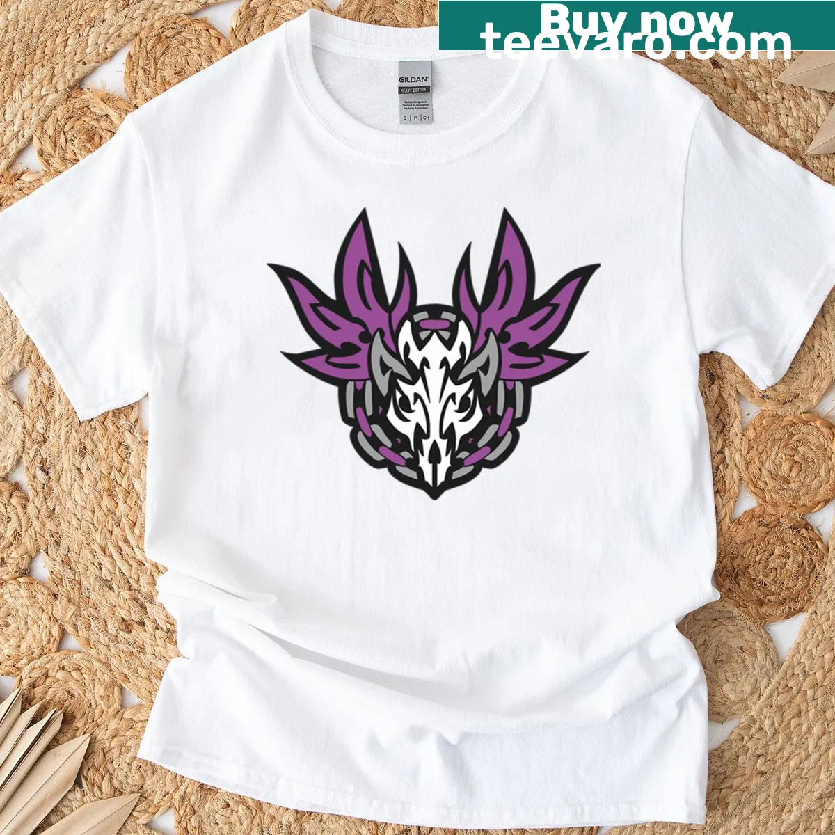 T-shirt featuring Twewy pride symbol with playful graphics — on a men's t-shirt