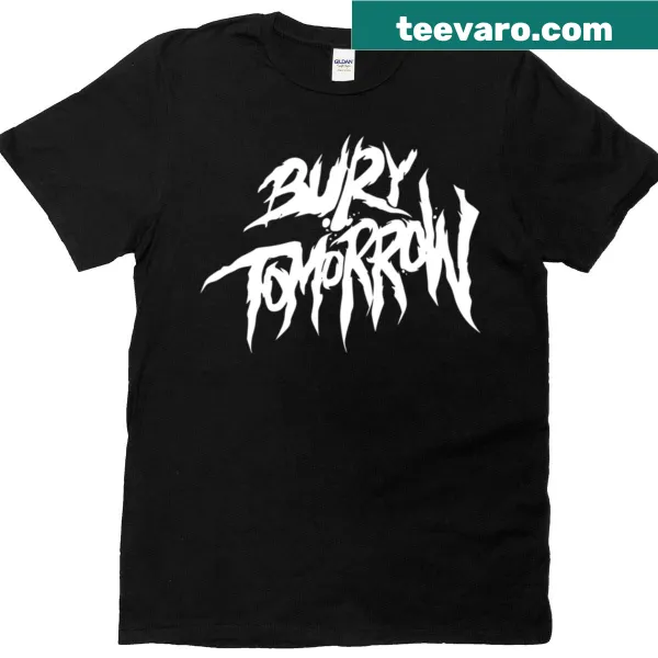 Bury Tomorrow band logo t-shirt with bold graphic design