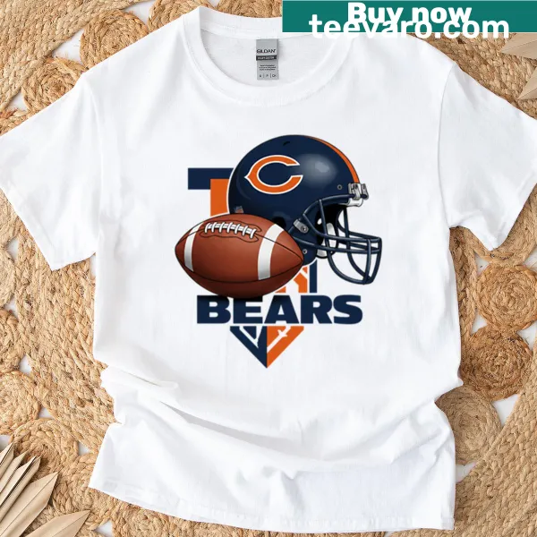 Chicago Bears T-shirt featuring dynamic team artwork