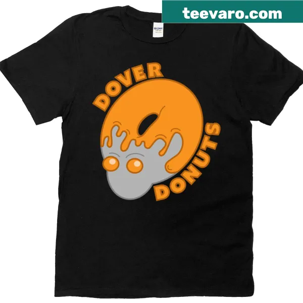 Oversized T-shirt with playful donut graphic