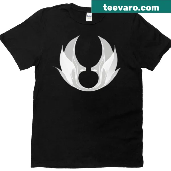 Artistic T-shirt featuring ravens in a thoughtful design