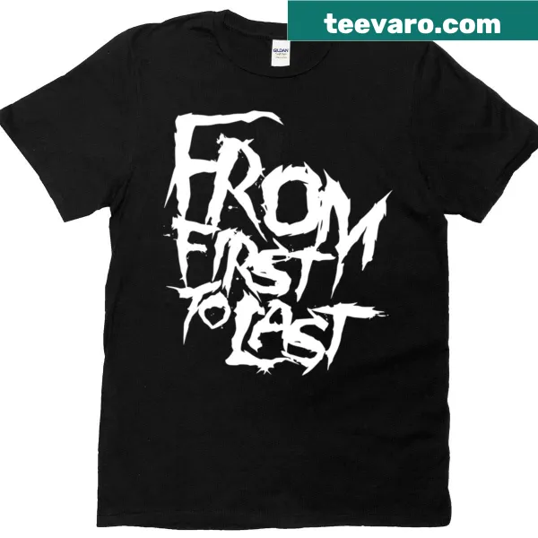 Oversized From First To Last logo t-shirt for music fans