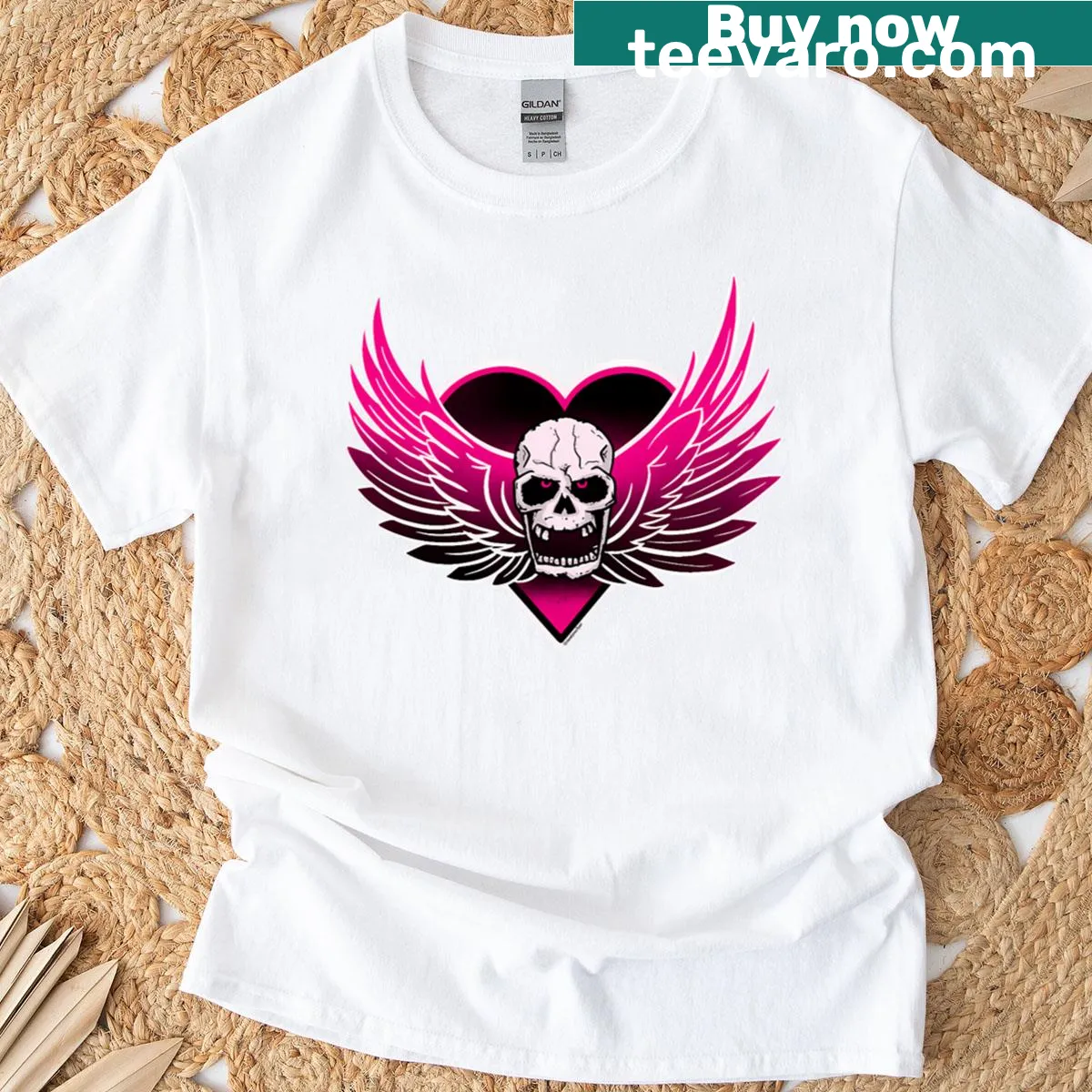 Hitman Hart Logo graphic on T-shirt — on a men's t-shirt