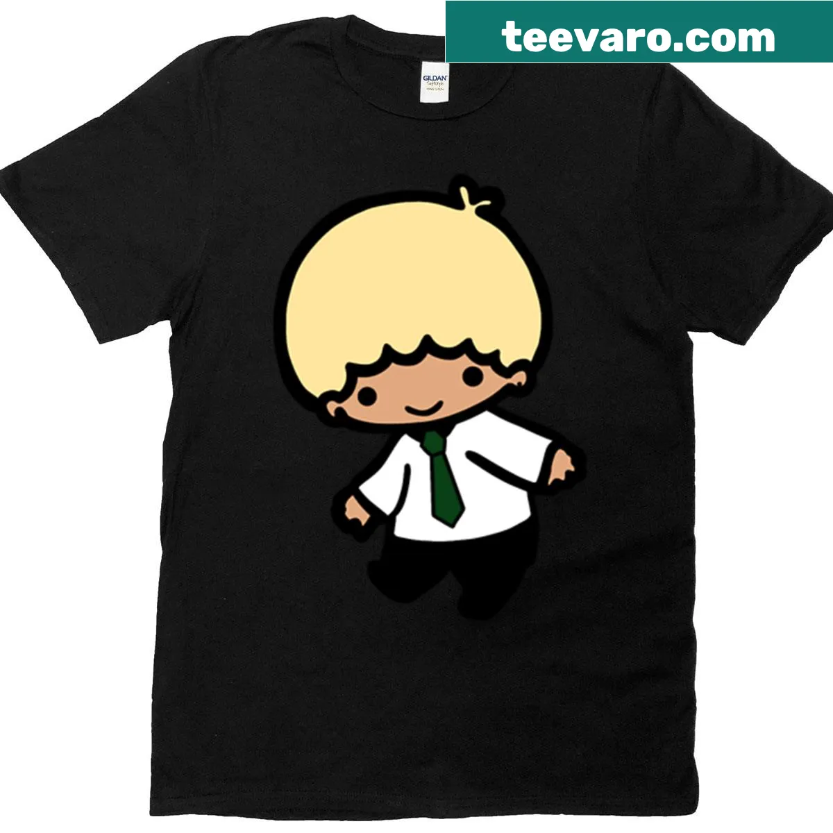 T-shirt featuring Kiki as Evan Rosier in a whimsical design — on a men's t-shirt