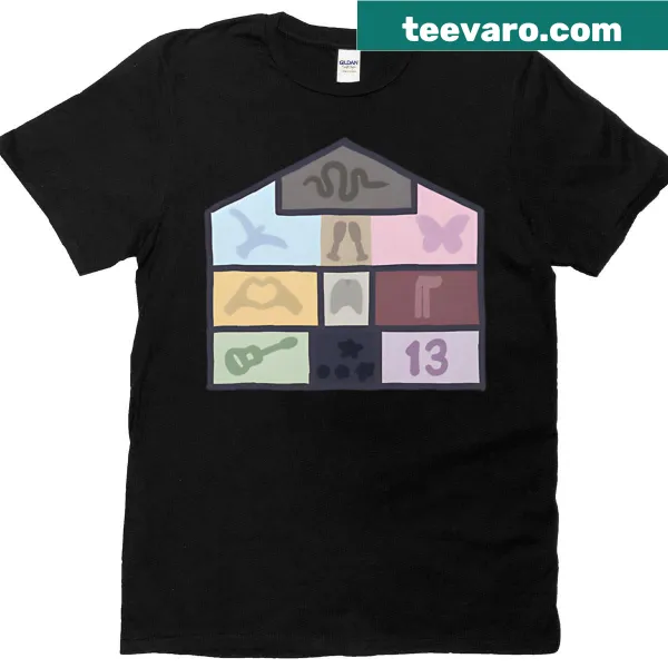 Lover House T-shirt featuring charming typography design
