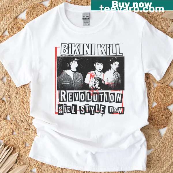 Vintage-style rock music t-shirt with band lyrics and retro graphics