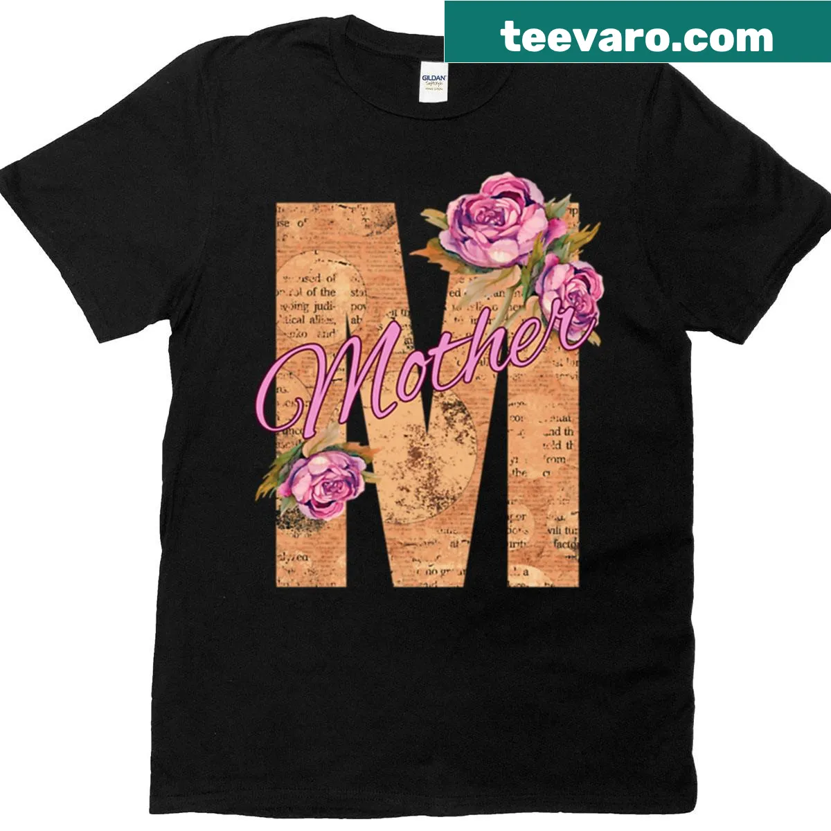 Sentimental typography graphic celebrating mothers on a T-shirt — on a men's t-shirt