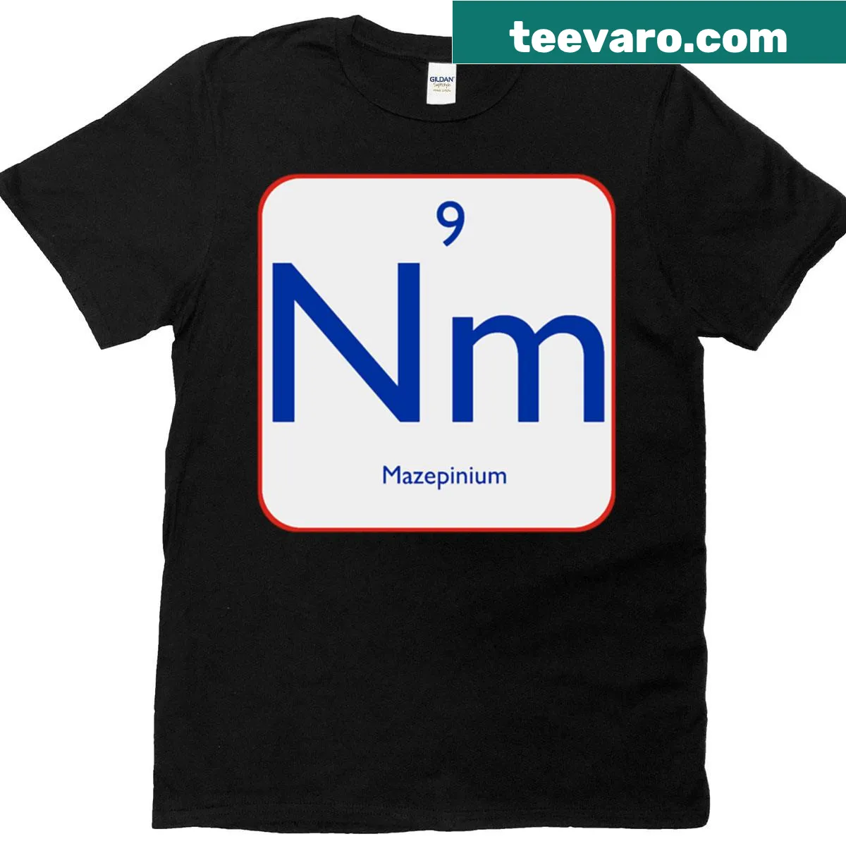 Nikita Mazepin Formula 1 logo t-shirt for fans — on a men's t-shirt