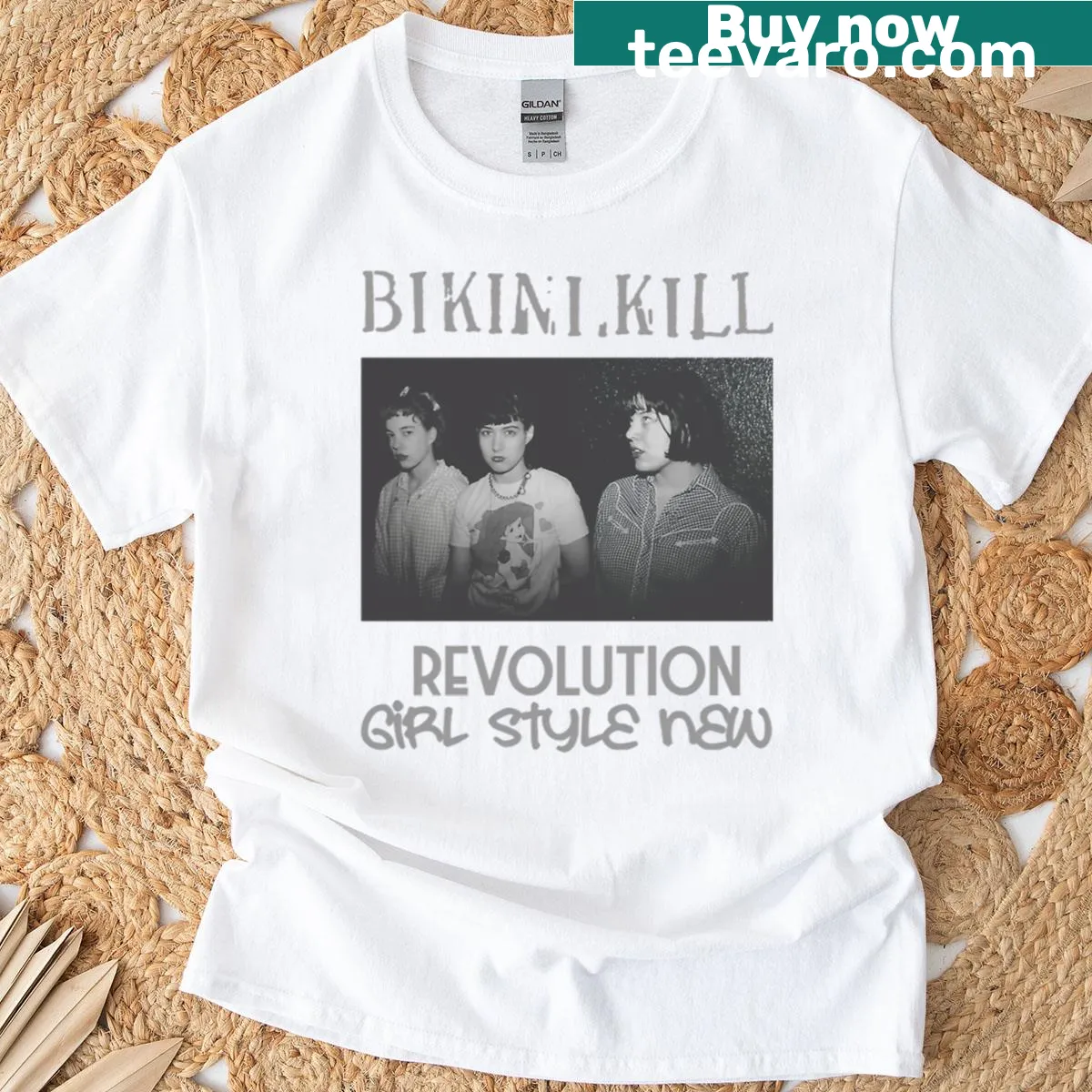 Vintage-style punk music t-shirt featuring band lyrics and retro graphics — on a men's t-shirt
