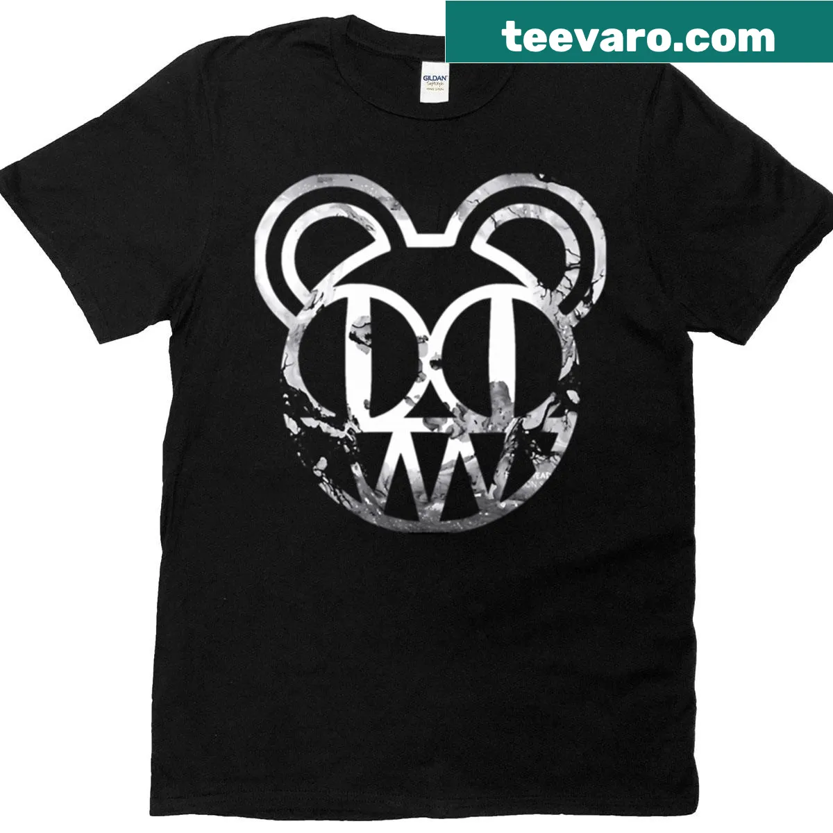 Radiohead logo graphic band T-shirt for music fans — on a men's t-shirt