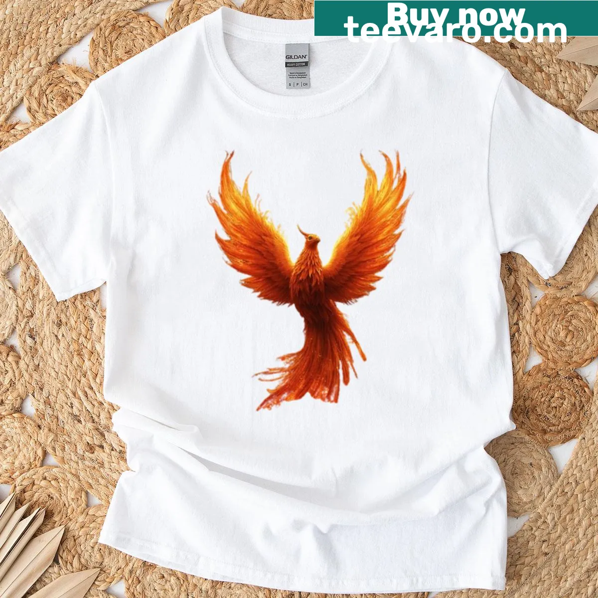 T-shirt with a silhouette breaking chains, symbolizing inspiration and freedom. — on a men's t-shirt