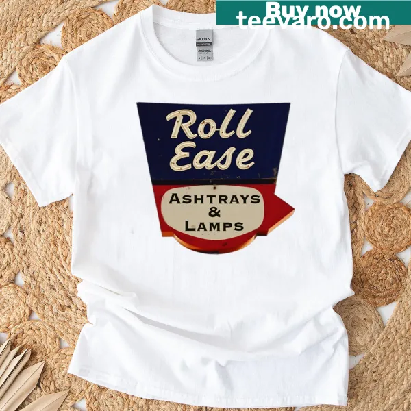 Edgy grunge style Roll Ease graphic t-shirt