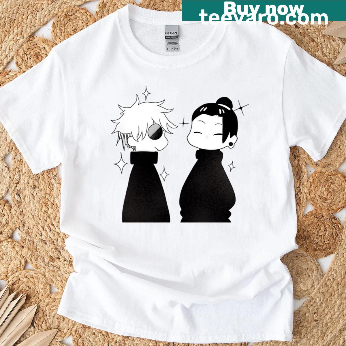 Scribble graphic t-shirt celebrating best friends — on a men's t-shirt