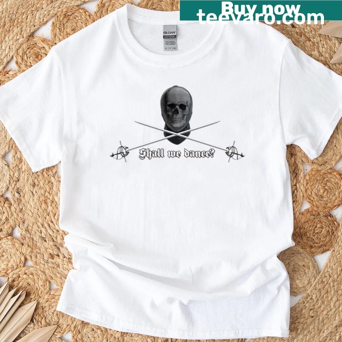 Whimsical graphic t-shirt celebrating dance — on a men's t-shirt