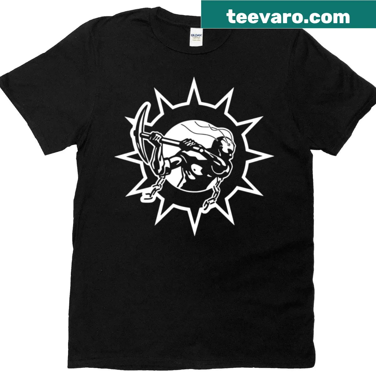 Soilwork logo T-shirt featuring the band emblem in bold design — on a men's t-shirt