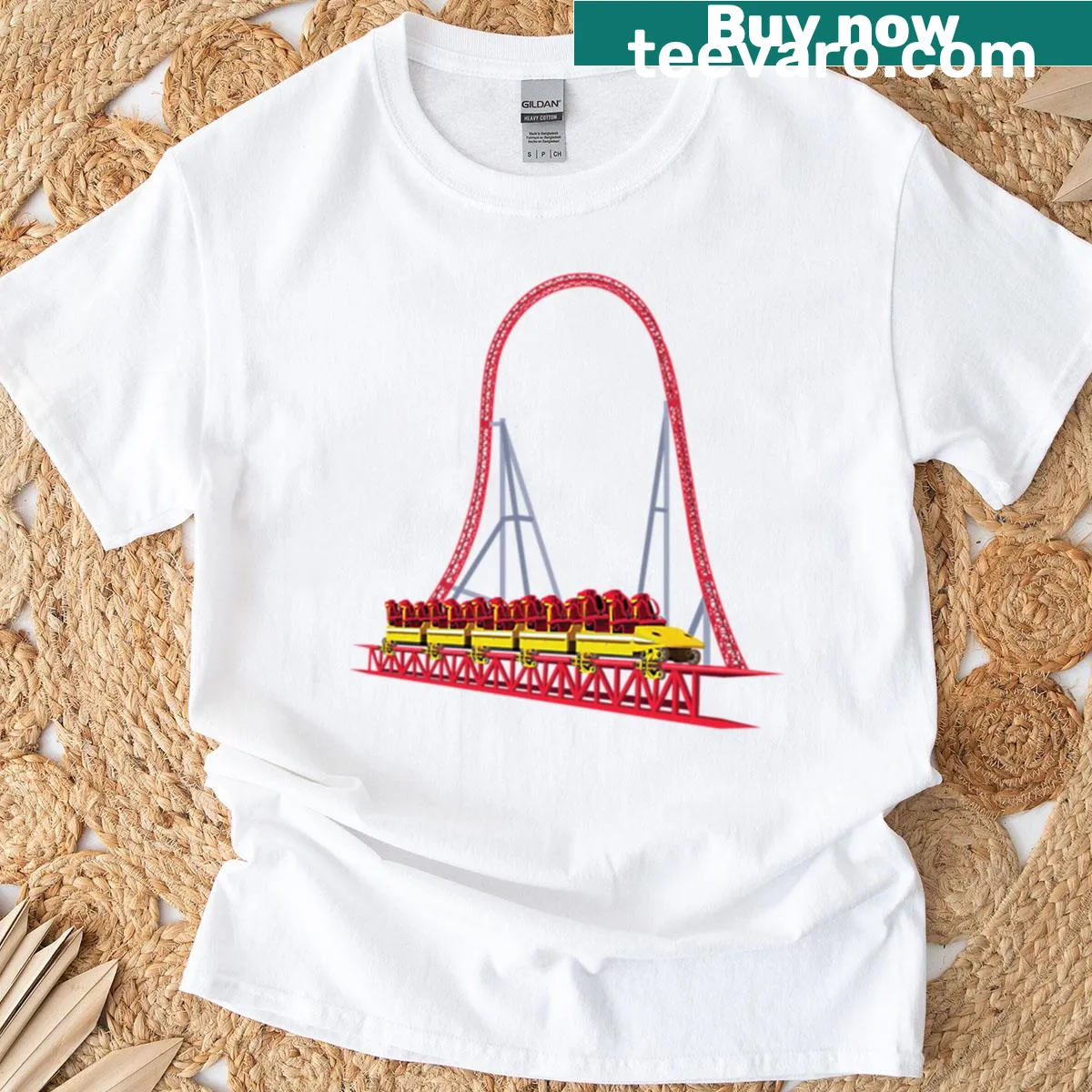 T-shirt featuring a whimsical illustration of a top hat design from Hersheypark — on a men's t-shirt