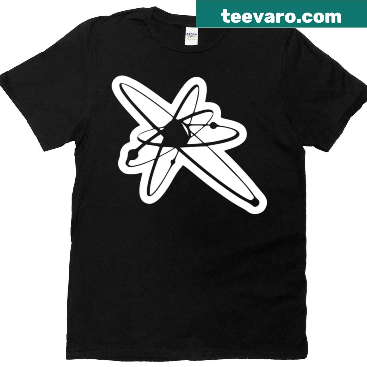 Oversized Strung Out band logo t-shirt with a bold design — on a men's t-shirt