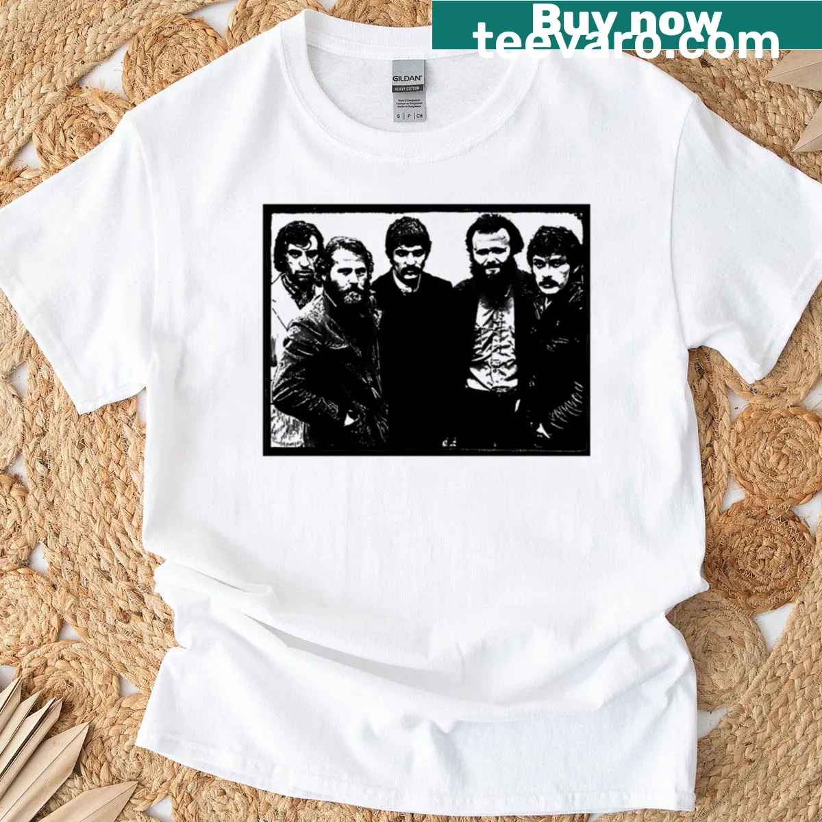 Playful t-shirt featuring fun design related to live music — on a men's t-shirt
