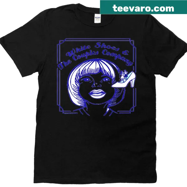 T-shirt featuring a sentimental couple-themed typography design