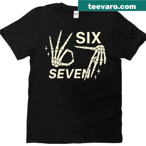 Oversized Halloween T-shirt featuring skeleton hands design