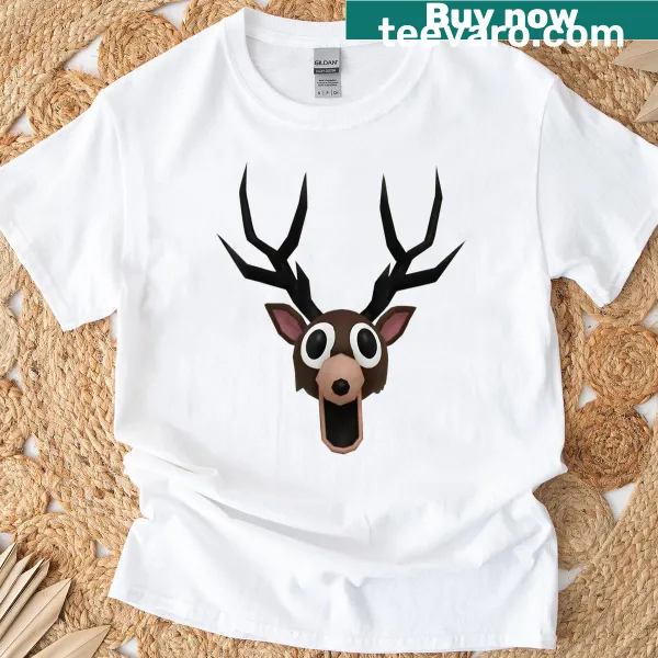 Shirt with the phrase '99 Nights In The Forest' in playful typography