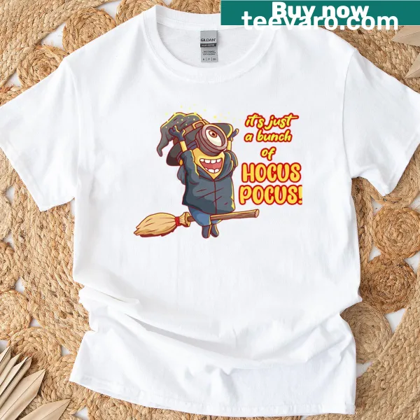 Cute cartoon Minion graphic on a T-shirt