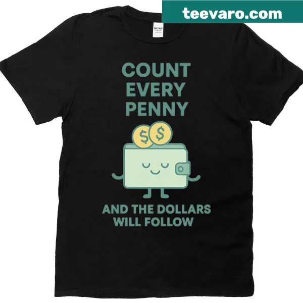 Typography t-shirt with 'Balancing My Accounts' text design