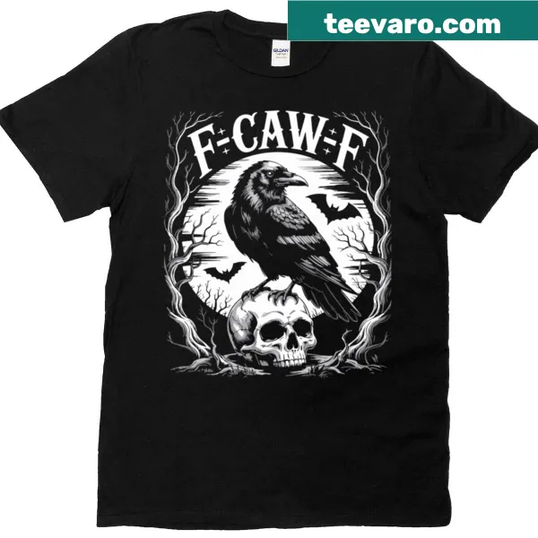 Funny vintage crow t-shirt with humorous text