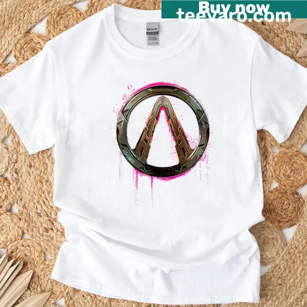 T-shirt featuring Borderlands 4 Graffiti Vault Logo