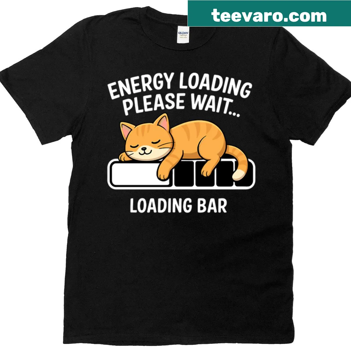 Funny kitten graphic on a cute animal t-shirt — on a men's t-shirt